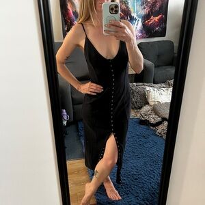 Free People snap front dress